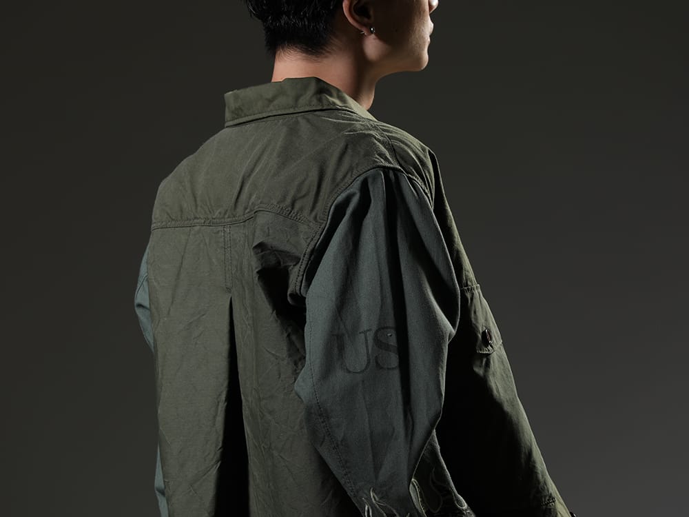 インク 2023SS - 40s US 13スターミリタリージャケットをベースに再構築されたinkの新作。 - ink23-02-Tiger-M(ファイアーエンブレムジャケット タイガー - M) - 2-005