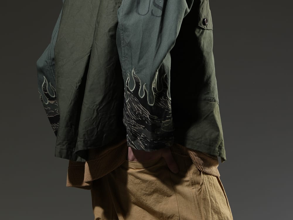 インク 2023SS - 40s US 13スターミリタリージャケットをベースに再構築されたinkの新作。 - ink23-02-Tiger-M(ファイアーエンブレムジャケット タイガー - M)   - 2-007