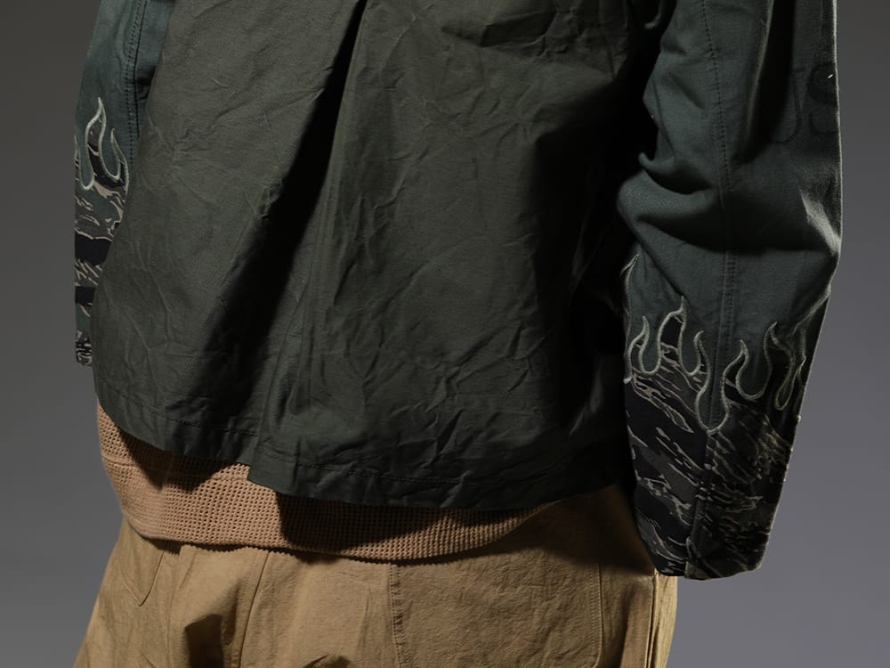 インク 2023SS - 40s US 13スターミリタリージャケットをベースに再構築されたinkの新作。 - ink23-02-Tiger-M(ファイアーエンブレムジャケット タイガー - M) - 2-009