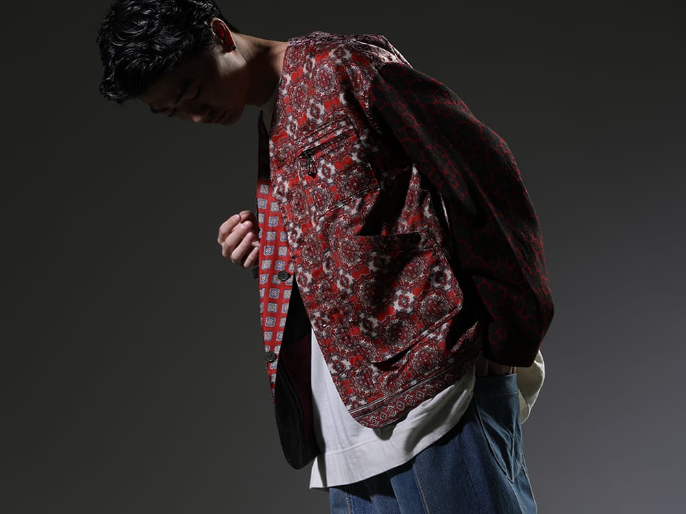 インク 2023SS - 見出し2 - ink23-01-Red-M(クラッシーハントジャケット レッド) - 2-002