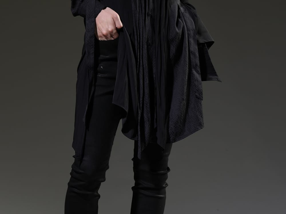 GalaabenD 2023SS Coated pants for a fashionable look. - 87214531(Black coating JUSTIN Denim pants) - 3-004