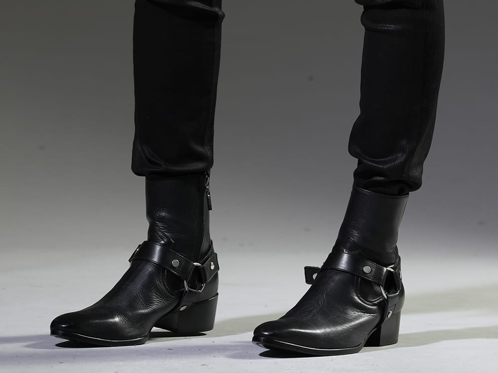 GalaabenD 2023SS Coated pants for a fashionable look. - 87115902(Harness Ring Boots) - 3-006