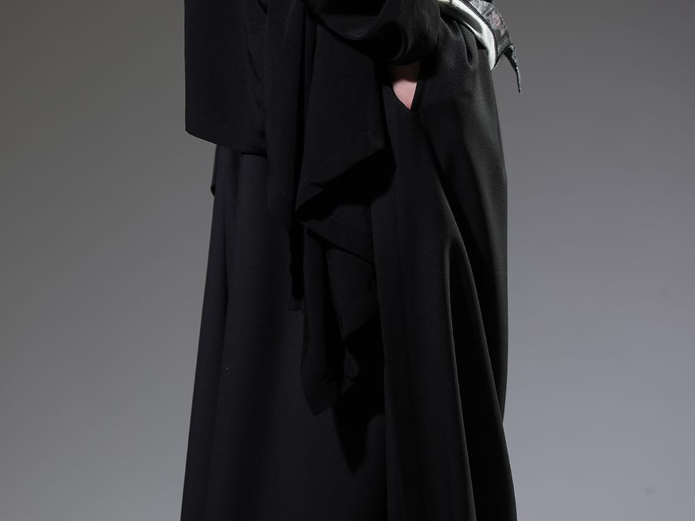 Ground Y 2023SS Yohji Yamamoto's famous crow pants - GA-P29-100(Crow Pants) - 3-006