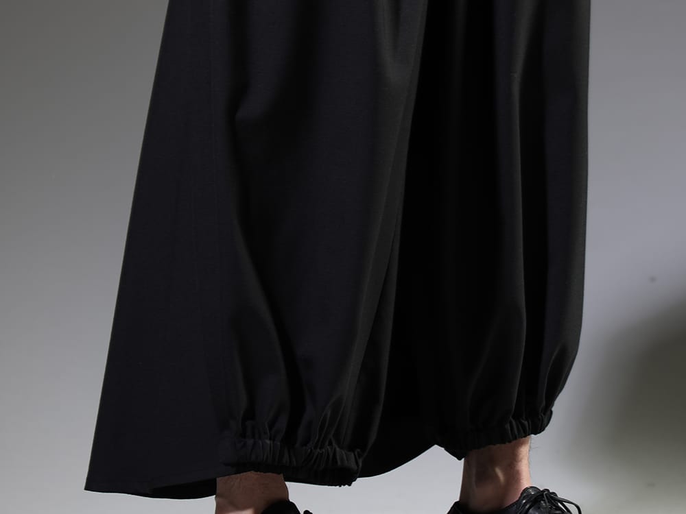 Ground Y 2023SS Yohji Yamamoto's famous crow pants - GA-P29-100(Crow Pants) - 3-007