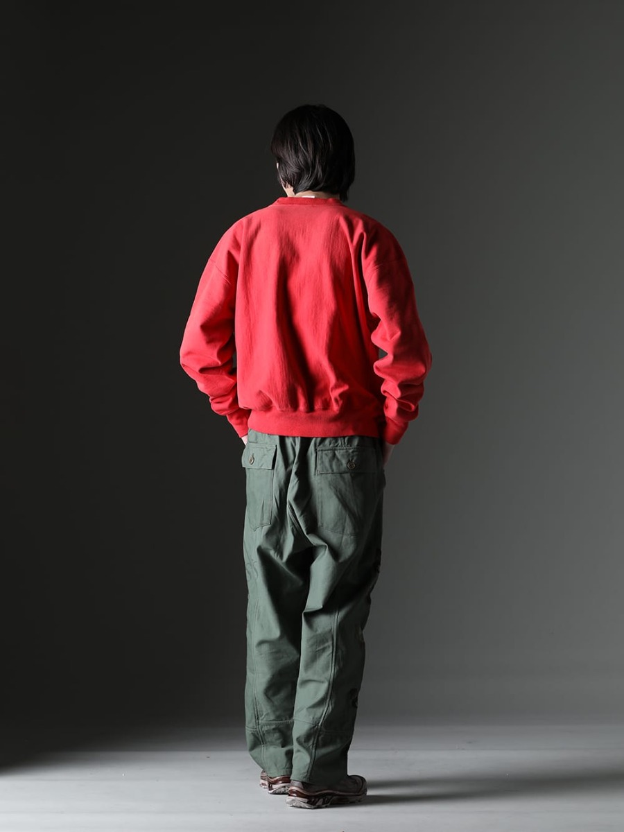 セントマイケル/ インク / レブン バイ ボリス ビジャン サベリ 2023SS - 色使いで差をつけた安定感のあるスタイリング。 - SM-S23-0000-044(UNKNOWN PWR スウェットシャツ) ink23-11(バタフライ パンツ) BAMBA5-11XS-Dirty Gray(バンバ5 - 11XS - ダーティグレー) - 1-005