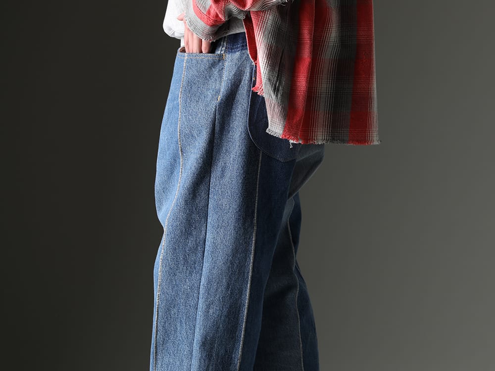 ink 2023SS 再構築によって生まれ変わるヴィンテージデニム - ink23-12-M-2(The jumble pants - M2) - 3-005
