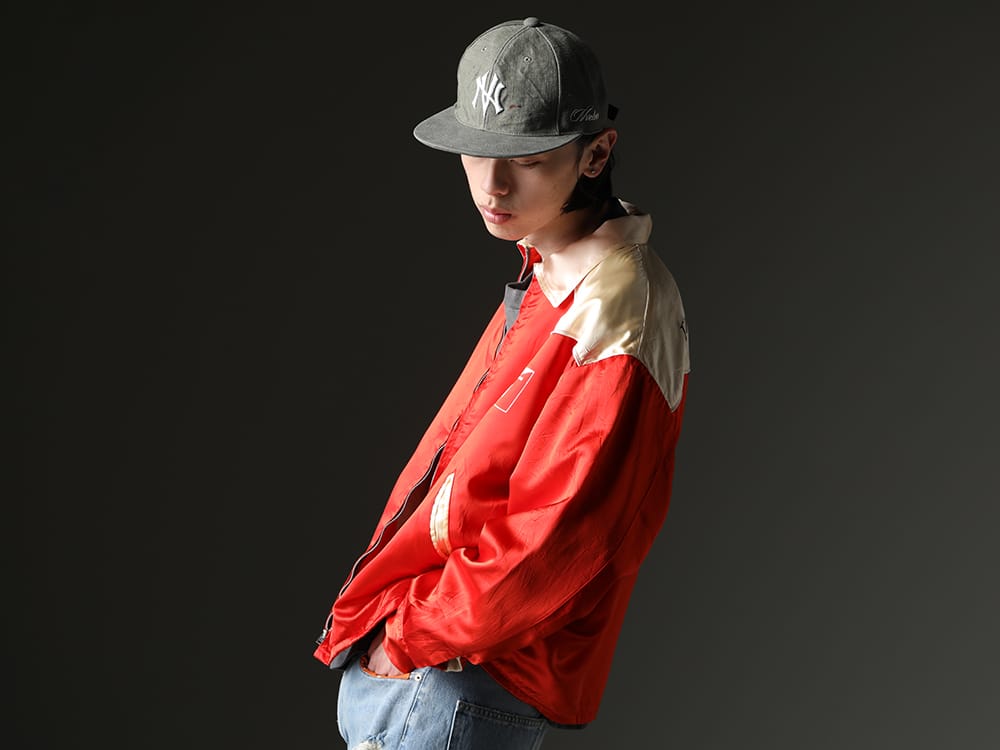 ©SAINT M×××××× / NVCLEAR 2023SS - Green is the key to the styling: SAINT MICHAEL x Charmer Academy collaboration stadium jacket! - SM-S23-0000-070(Western Shirt Jacket) NV_002-Vintage-Green(NV LOGO FR ARMY COTTON CAP VINTAGE GREEN) - 2-011