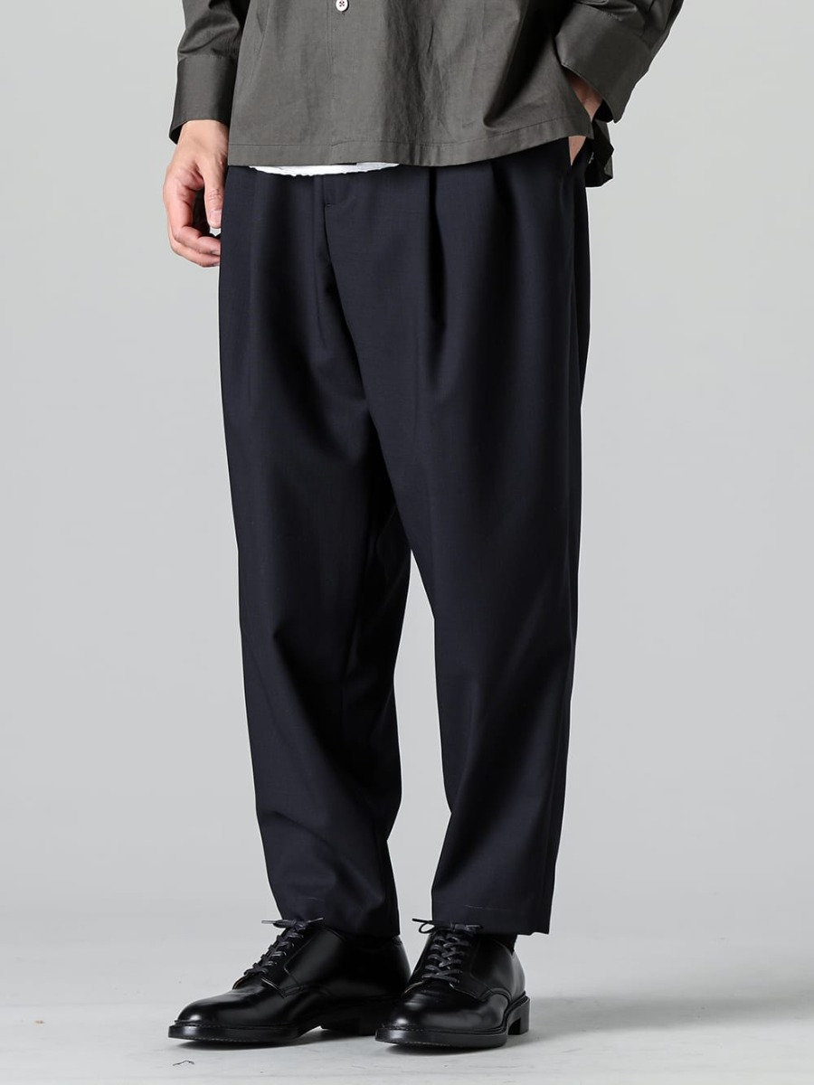 IRENISA - イレニサ 2023SS 見出し3 IH-23SS-P021-MT - スリータックテーパードパンツ - IH-22SS-S001-RC - レザーシューズ 3-001