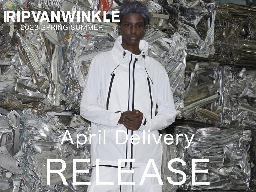 RIPVANWINKLE 2023SS collection April delivery will be available from now on! 1-001