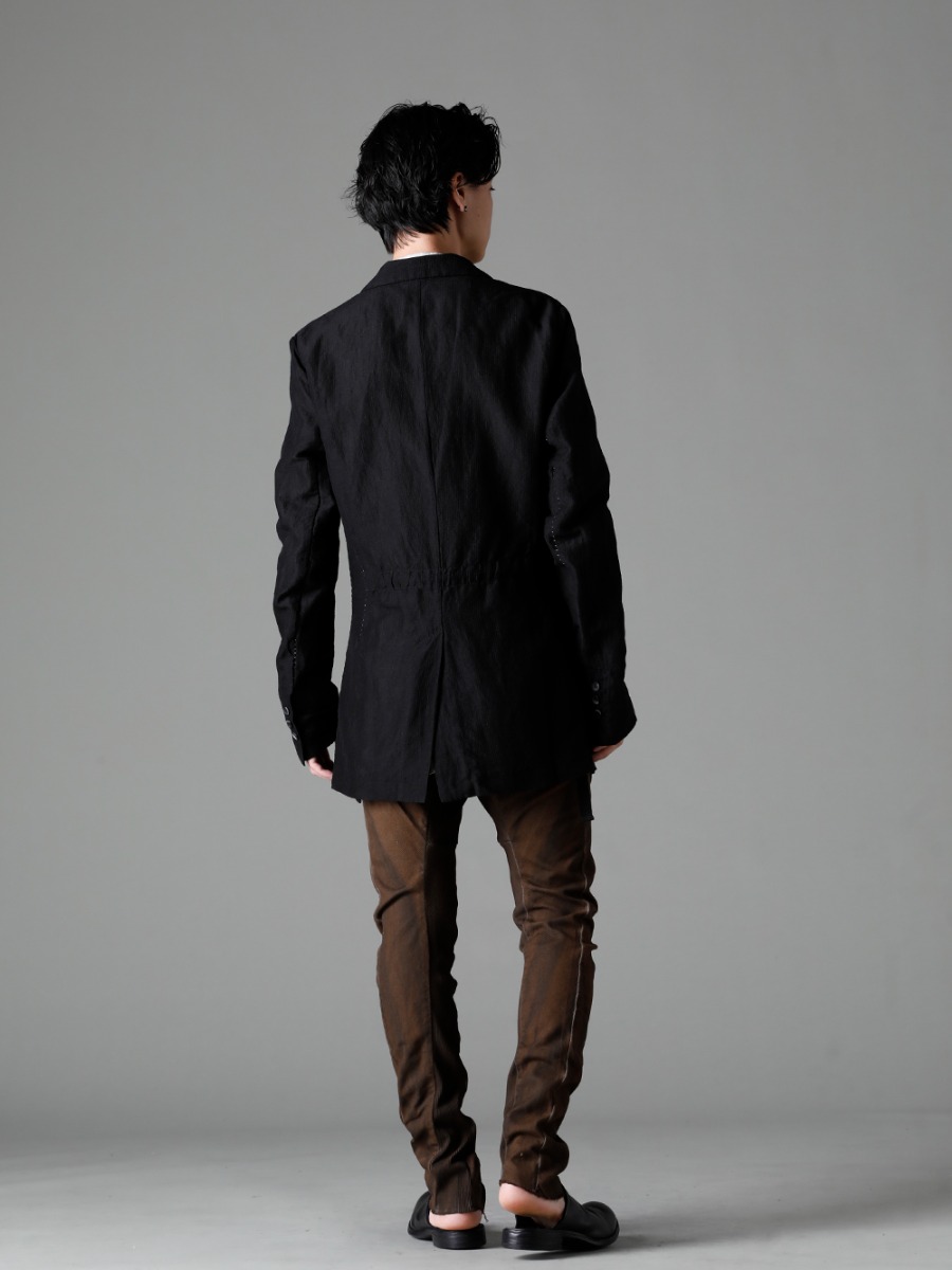 masnada 23SS styling the basic technique of fashion 3-color use - m3041 relaxed jacket M3059 tape Slim Shirt M3022 rib Insert Dart Slim Pants Granite M30S01 sabo 1-004