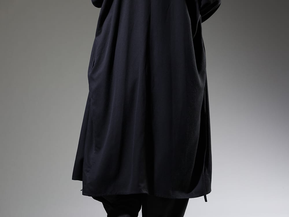 クジャク 2023SS - 和服をベースにした羽織のヤナギコート - 23SS12(ヤナギ コート) - 2-010