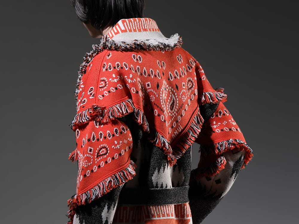 ALANUI 2023SS - The ALANUI knit cardigan is made of carefully selected materials and knitted with care. - LMHS23-054(Icon Bandana Patch Jacqrd Cardigan)   - 2-007