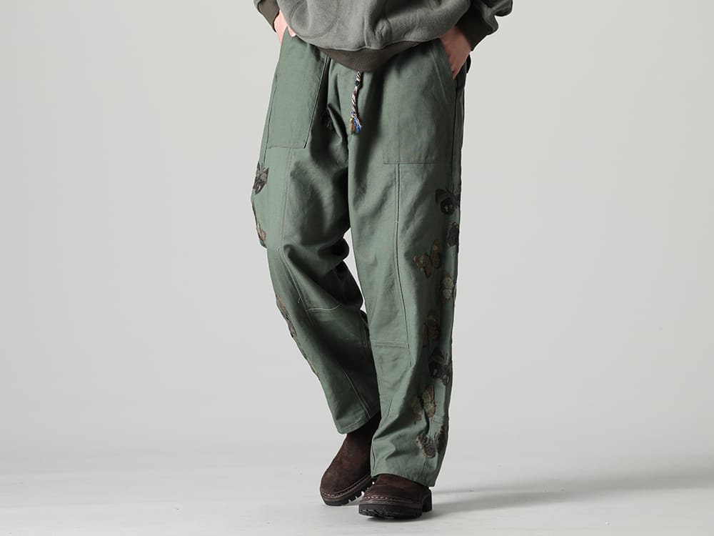 インク 2023SS - ink(インク) 2023SSコレクションより第2弾目のアイテムがデリバリー！只今より店頭・通販共に販売スタート！ - ink23-11(バタフライ パンツ) - 1-007