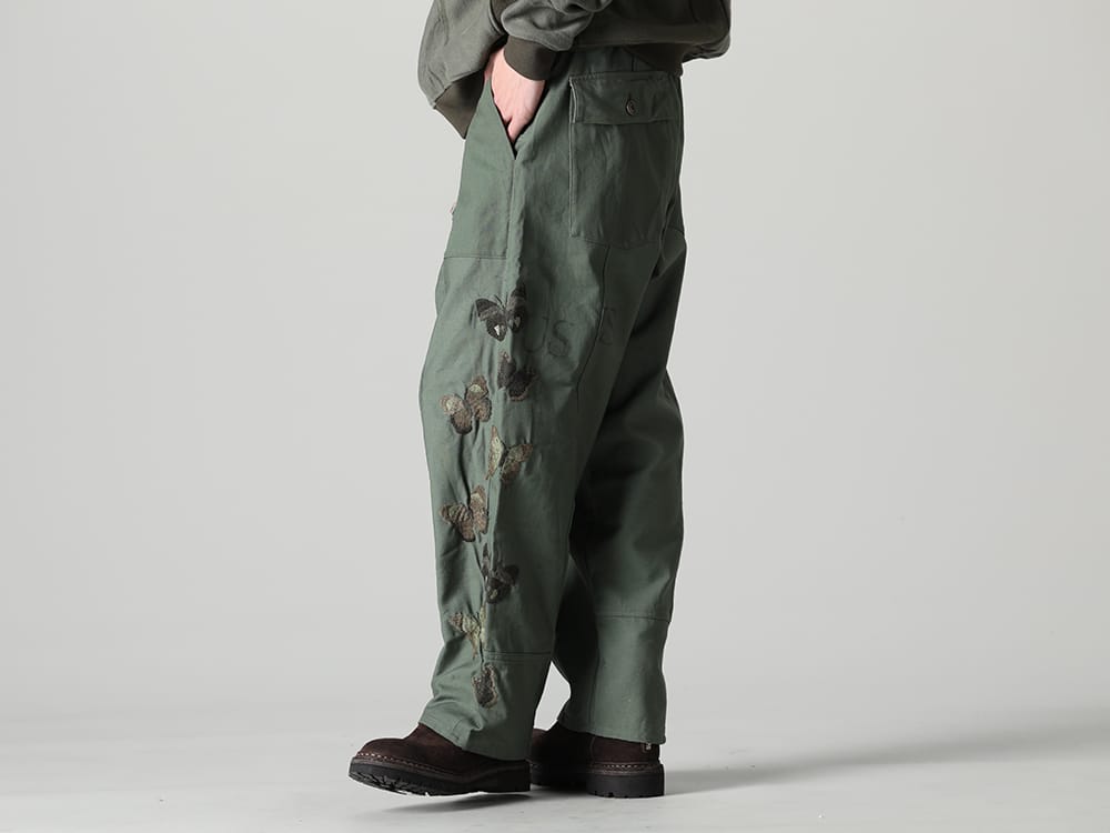 インク 2023SS - ink(インク) 2023SSコレクションより第2弾目のアイテムがデリバリー！只今より店頭・通販共に販売スタート！ - ink23-11(バタフライ パンツ) - 1-008