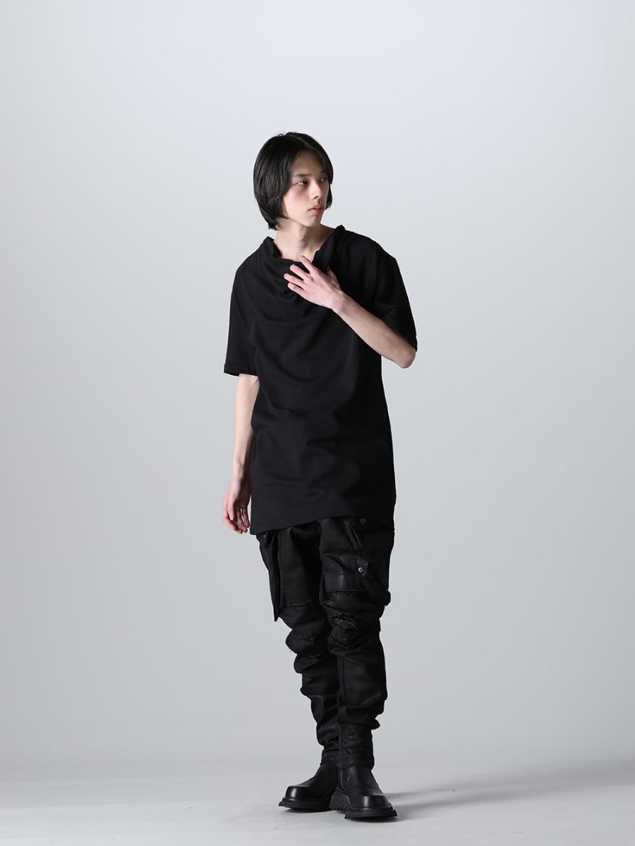 ユリウス 2023SS - JULIUS(ユリウス) 2023SSコレクションより第6弾目のアイテムがデリバリー！只今より店頭・通販共に販売スタート！ - 819PAM5-C(10.5oz ストレッチデニム ガスマスク コーティング スキニーパンツ) - 1-001