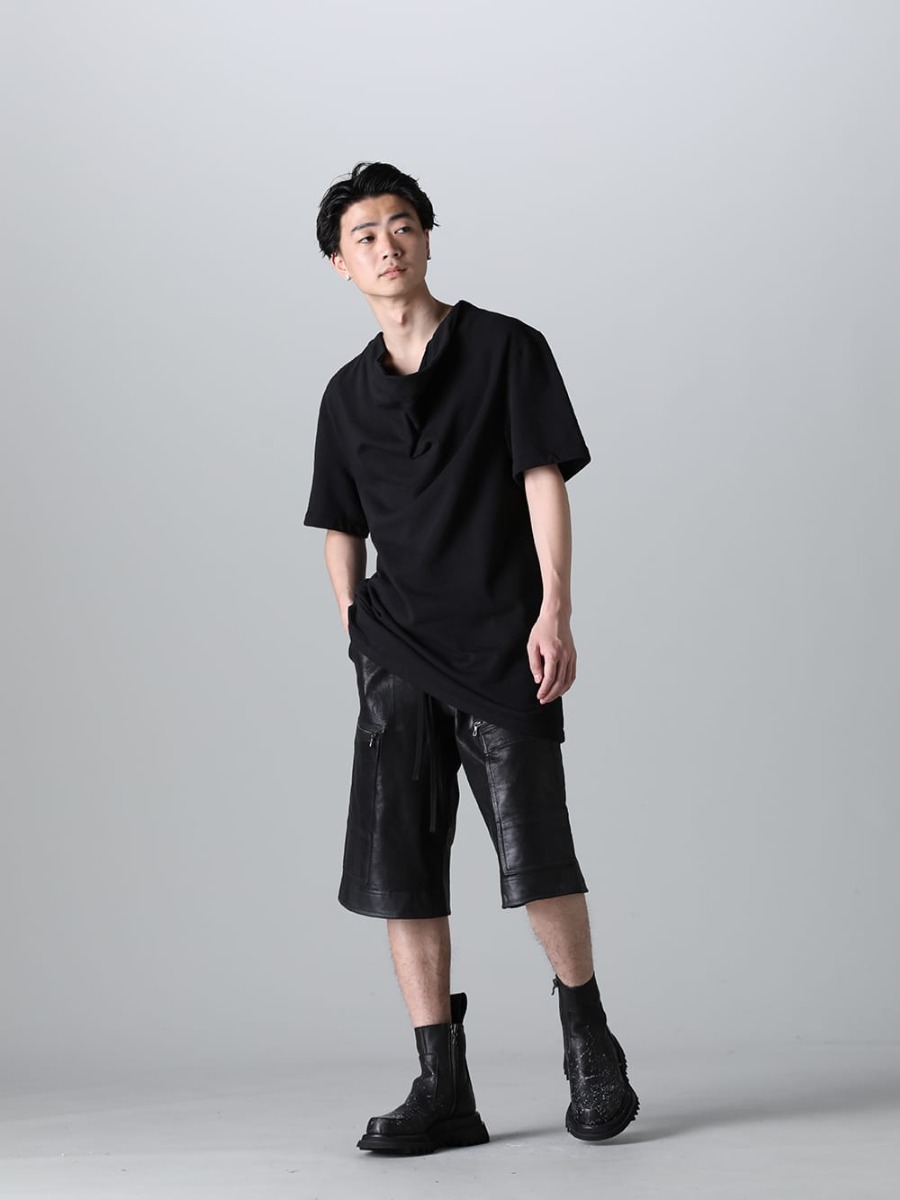 ユリウス 2023SS - JULIUS(ユリウス) 2023SSコレクションより第6弾目のアイテムがデリバリー！只今より店頭・通販共に販売スタート！ - 819PAM9-C(コットンスウェット コーティング カーゴショーツ) - 1-015