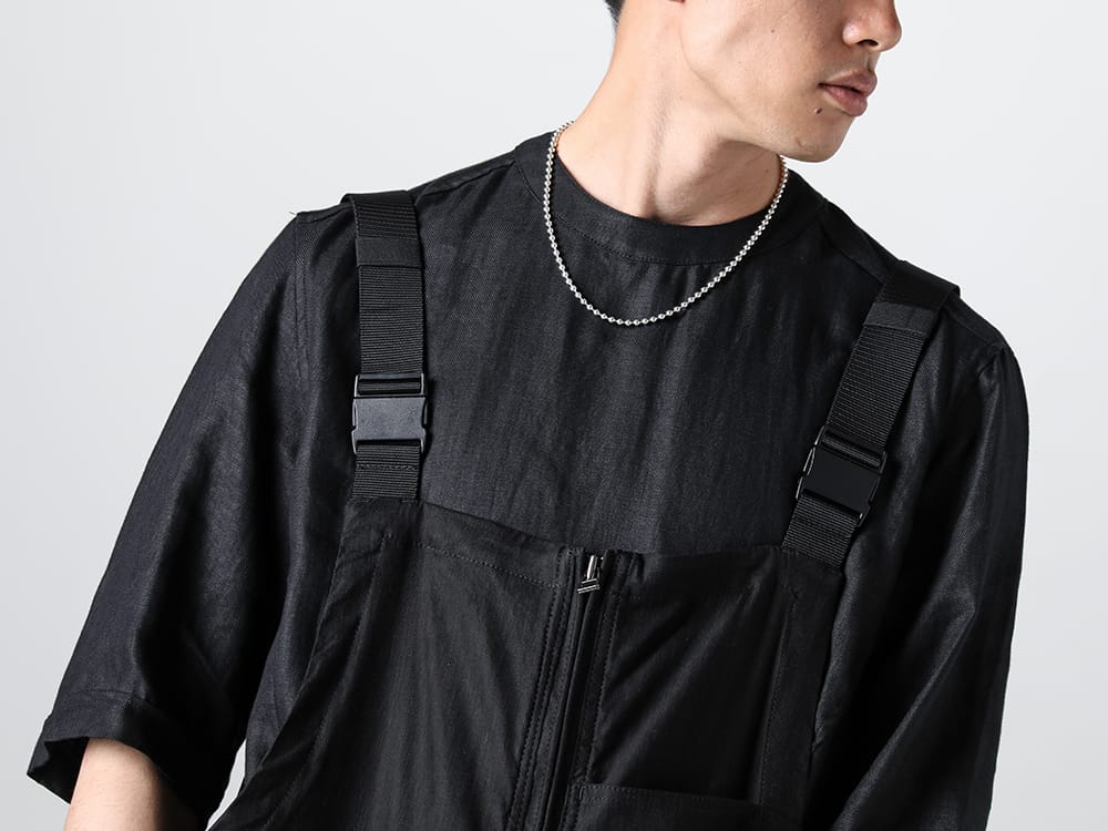 RIPVANWINKLE 2023SS Simple styling in all black with a solid shirt T  - RW-529 - Solid Shirts Style - RW-536 - All In One - sa.0038SS23-Silver - Bowl Chain Neckless-S-Reguler Silver 2-002