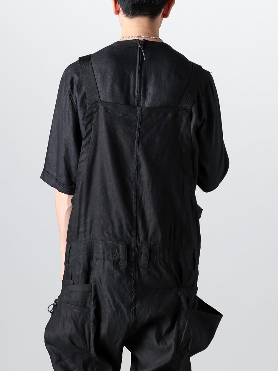 RIPVANWINKLE 2023SS Simple styling in all black with a solid shirt T  - RW-529 - Solid Shirts Style - RW-536 - All In One 2-005