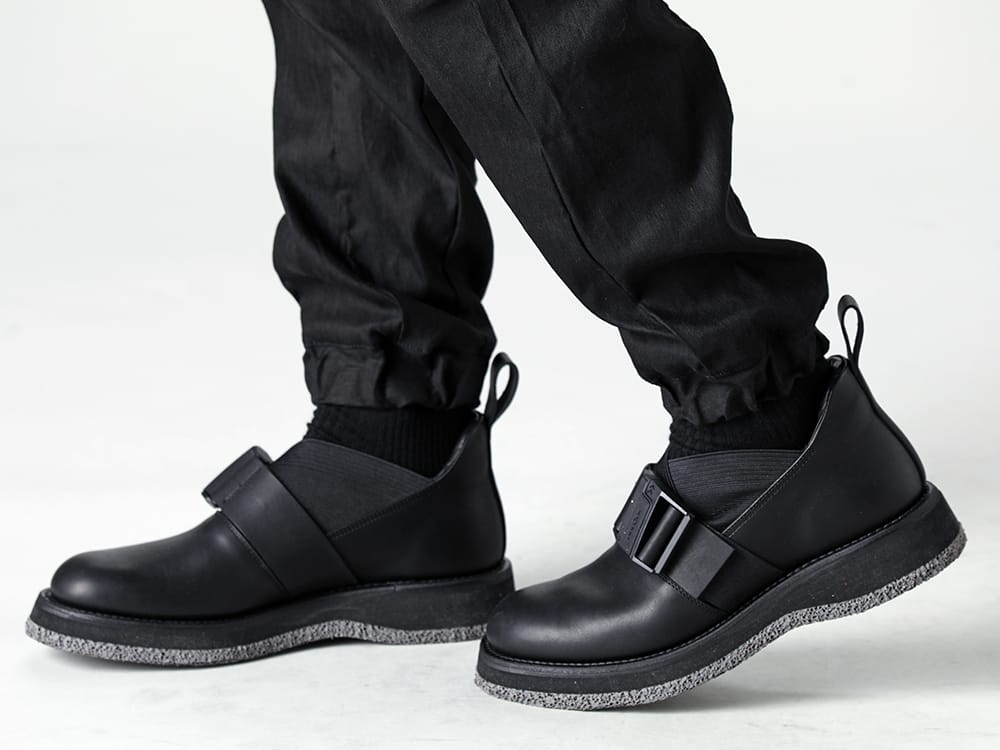 RIPVANWINKLE 2023SS Simple styling in all black with a solid shirt T  - RW-529 - Solid Shirts Style - RW-536 - All In One - RW-520 - Tactical Derby Gore 2-009