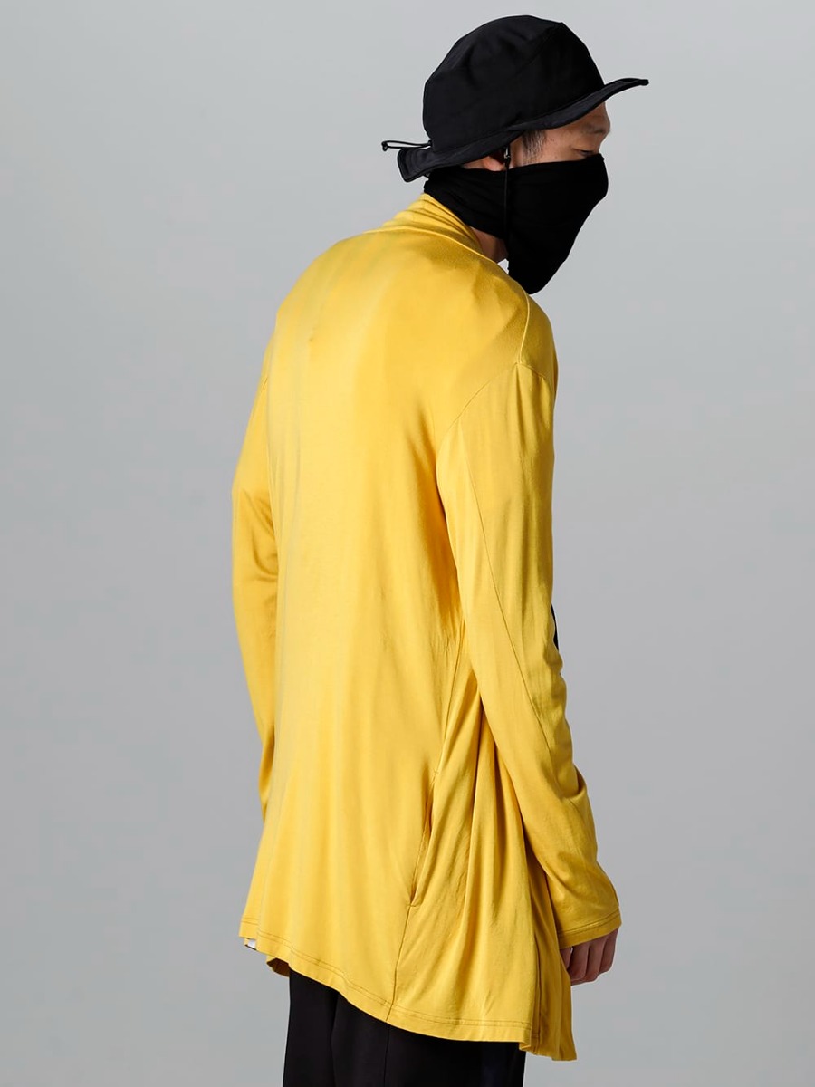 RIPVANWINKLE - リップヴァンウインクル 2023SS モードな雰囲気のカーディガンにも馴染むフォルムに注目  - RW-502-Mustard - ソリッド ジャージー カーデ マスタード - RW-552 - ストラップ - RW-556 - フィード ハット 2-002