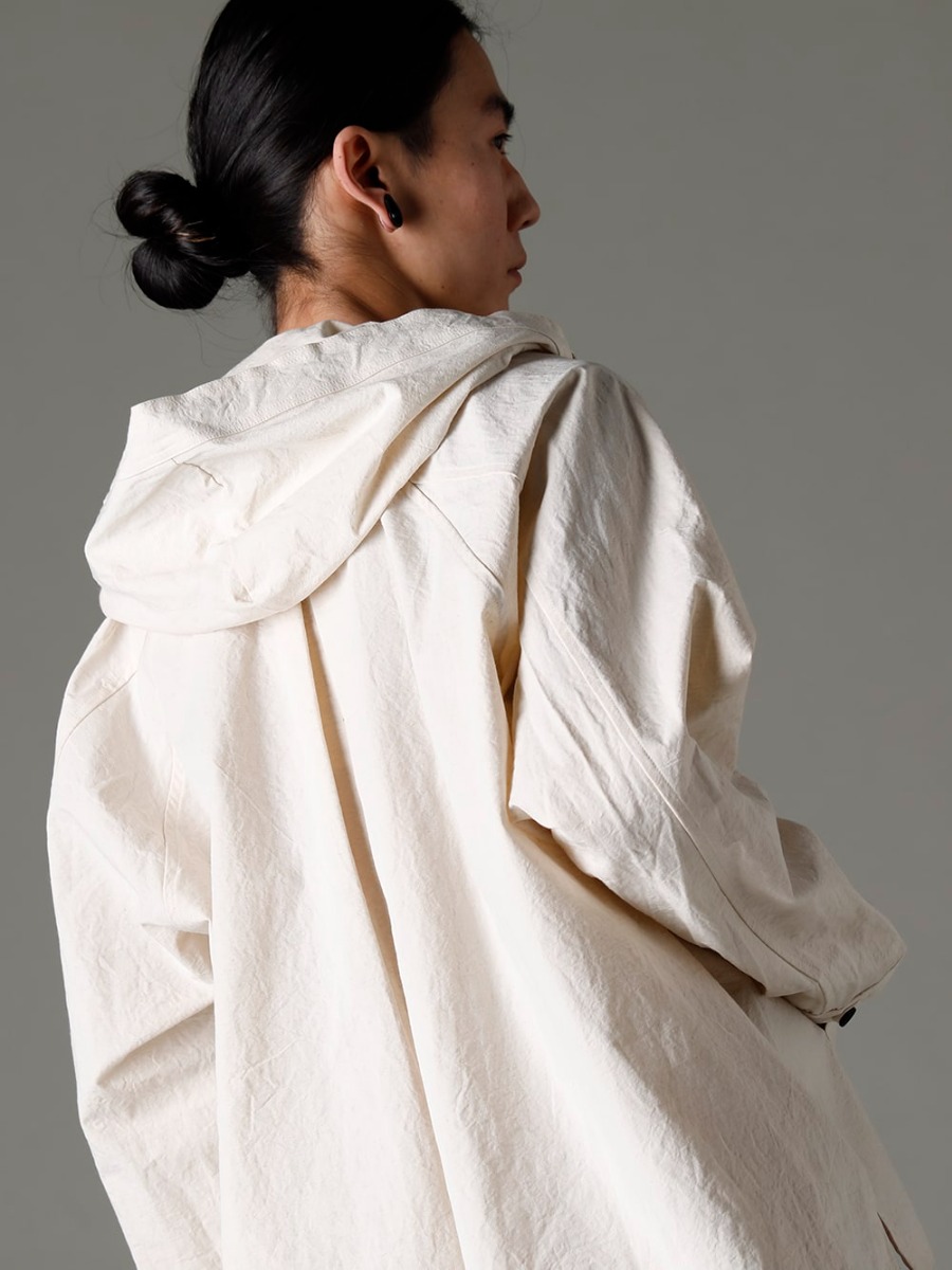 O Project 23SS A design that allows you to enjoy light nuances and just the right amount of roughness  - O15JKT2-KINARI Hoodie Pullover Jacket Kinari Fine Canvas O15TS3-OLD-PINK Long Tee Cotton Hemp Jersey Old Pink 2-007