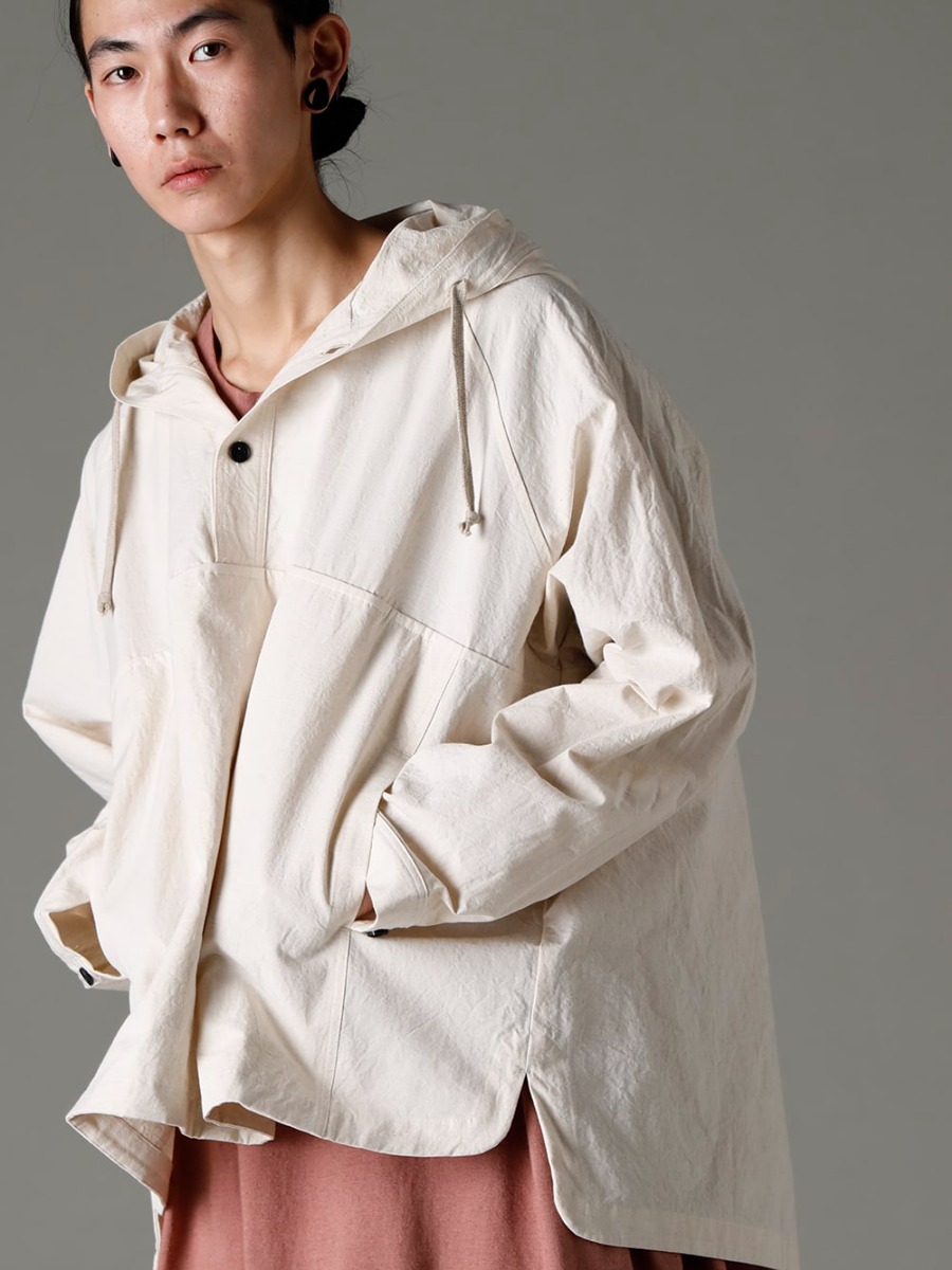 O Project 23SS A design that allows you to enjoy light nuances and just the right amount of roughness  - O15JKT2-KINARI Hoodie Pullover Jacket Kinari Fine Canvas O15TS3-OLD-PINK Long Tee Cotton Hemp Jersey Old Pink 2-008