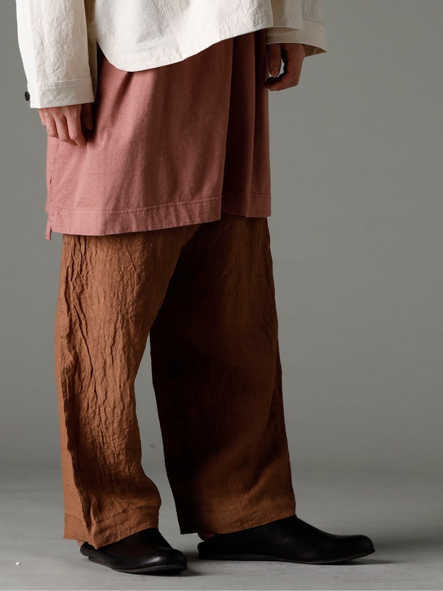 O Project 23SS Wear with light outerwear or with a simple T-shirt or shirt -  O15TR4-KAKISHIBU Jogging Trousers Caxib Dye Flux Lone 1111-5PO04 JAN JAN VAN ESSCHE X PETROSOLAUM Babouche  3-002