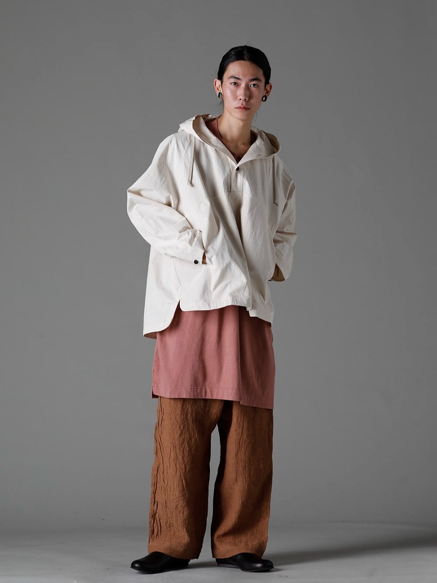 O Project 23SS O15JKT2-KINARI Hoodie Pullover Jacket Kinari Fine Canvas O15TS3-OLD-PINK Long Tee Cotton Hemp Jersey Old Pink O15TR4-KAKISHIBU Jogging Trousers Caxib Dye Flux Lone 1111-5PO04 JAN JAN VAN ESSCHE X PETROSOLAUM Babouche   4-001