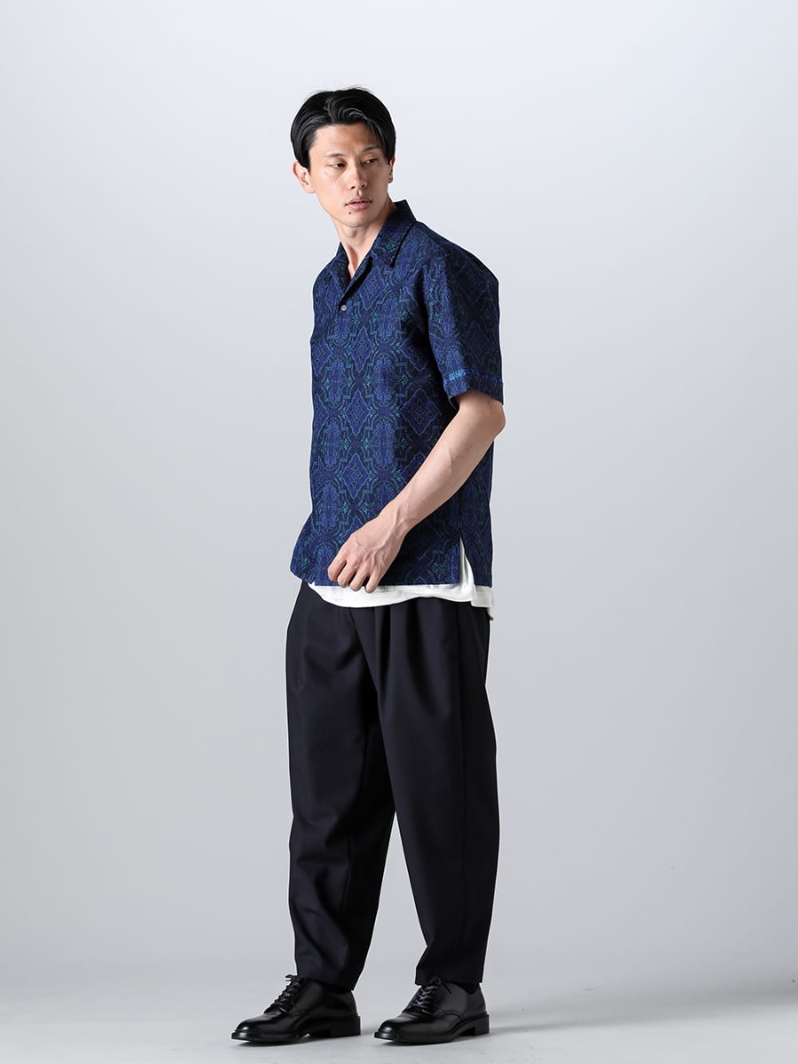 同時購入特典付き IRENISA 23SS オープンカラーシャツ | ikebana