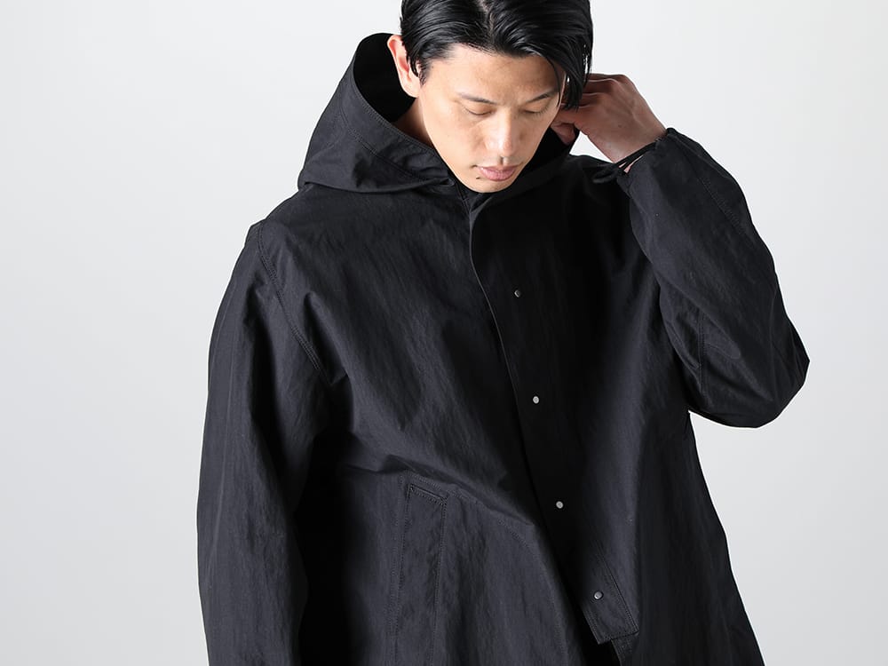 IRENISA - イレニサ 2023SS 見出し2  - IH-23SS-J017-CS-Black - レインパーカー Black 2-003