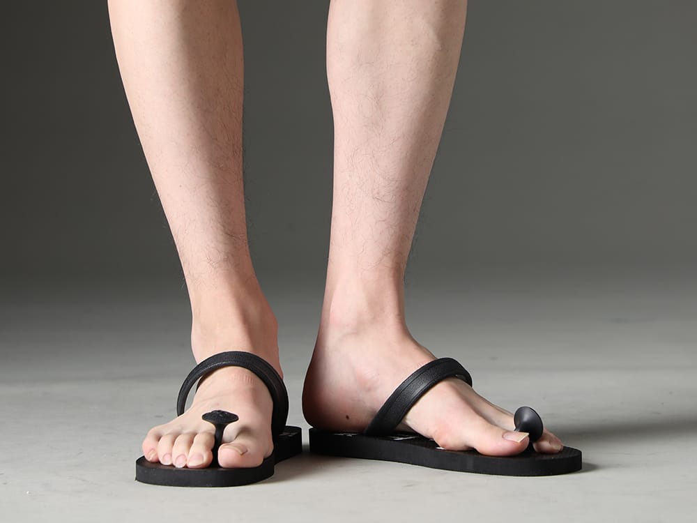 タカヒロミヤシタザソロイスト 2023SS 涼しげな印象の強いカジュアルな下半身 - sgf.0001SS23(ナチュラルマテリアルサンダル) - 3-006