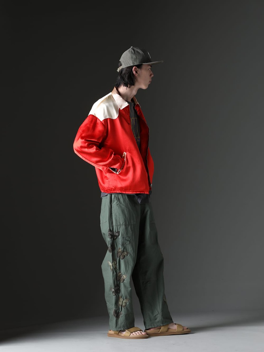 SAINT MICHAEL / NVCLEAR / TAKAHIROMIYASHITATheSoloist. / ink / UMA WANG / WERKSTATT:MÜNCHEN 2023SS - Casual style that changes the atmosphere with outerwear - SM-S23-0000-070(Western Shirt Jacket) SM-S23-0000-029(EVIL SPILIT Long sleeve T-shirt) NV_002-Vintage-Green(NV LOGO FR ARMY COTTON CAP VINTAGE GREEN) ink23-11(Bakerfly Pants) US9561-Tan(Mens Sandal Tan) M3501(Necklace charms) sa.0037SS23-Black(bone shaped carabiner bracelet.-L- Black) sa.0037SS23-Silver(bone shaped carabiner bracelet.-L- Silver) - 1-002