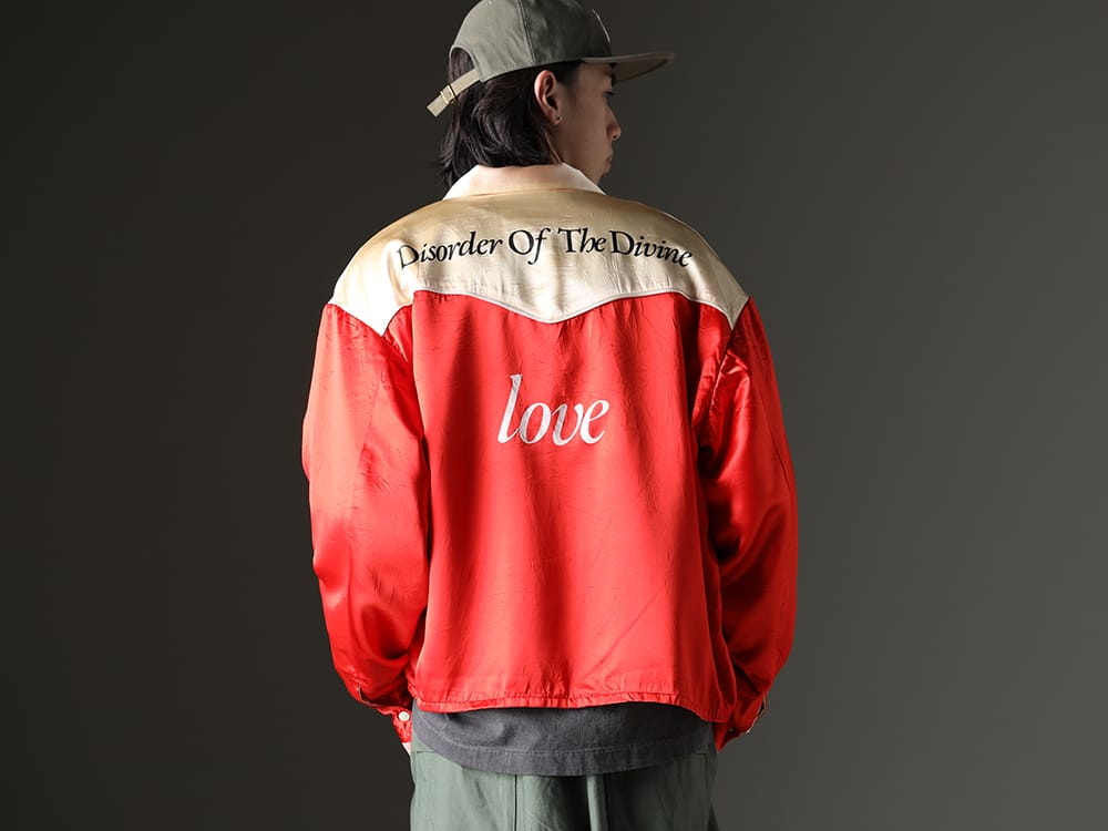 SAINT MICHAEL / NVCLEAR 2023SS - Glossy jacket and textured t-shirt - SM-S23-0000-070(Western Shirt Jacket) NV_002-Vintage-Green(NV LOGO FR ARMY COTTON CAP VINTAGE GREEN) - 2-003