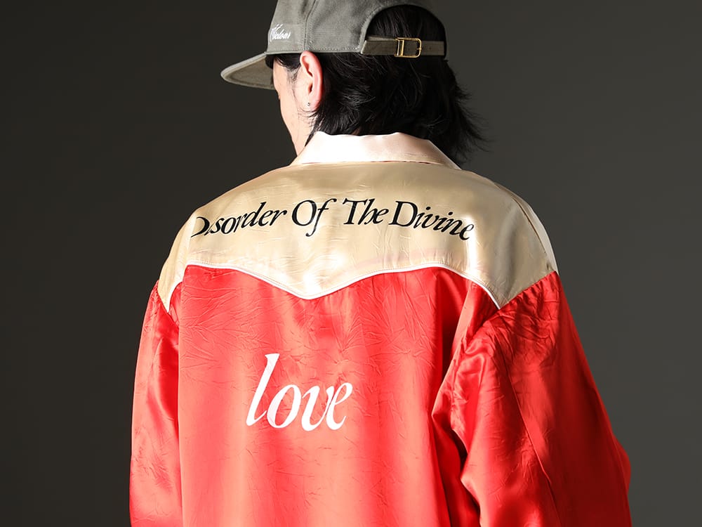 SAINT MICHAEL 2023SS - Glossy jacket and textured t-shirt - SM-S23-0000-070(Western Shirt Jacket) - 2-007