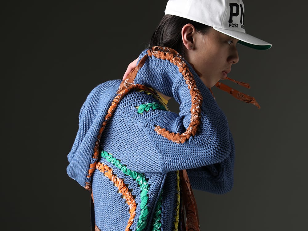 アラヌイ / セントマイケル 2023SS - ピースマークが特徴的なALANUIのバハフーディー - LMHS23-017(インナーピース バハフーディー) SM-S23-0000-072(PMS キャップ) - 2-006