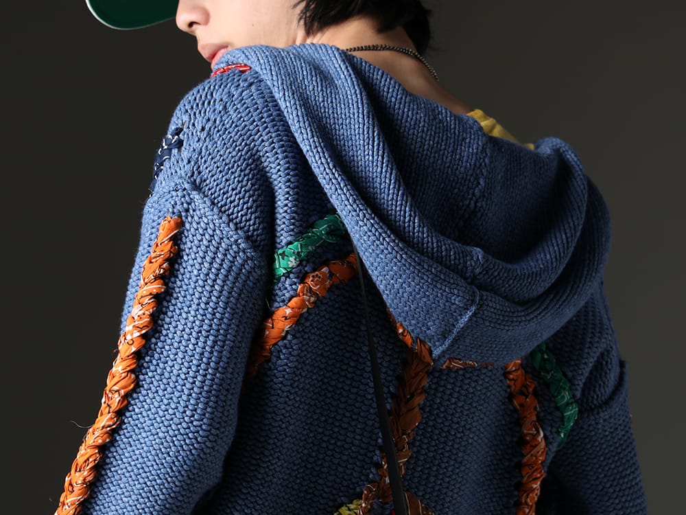 アラヌイ 2023SS - ピースマークが特徴的なALANUIのバハフーディー - LMHS23-017(インナーピース バハフーディー) - 2-008