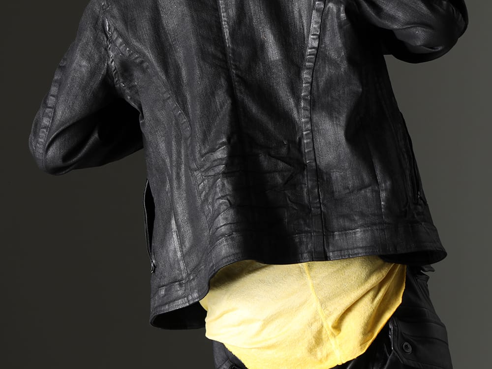 JULIUS(ユリウス) / Boris Bidjan Saberi 2023SS - 進化したシームドジャケットでスタイリッシュに - 819BLM2-C(10.5oz ストレッチデニム コーティング シームドジャケット) TS-ONE-PIECE.1-RF-FKN00001-FADED-FAT(TS ワンピース.1-RF-FKN00001 FADED FAT) - 2-009