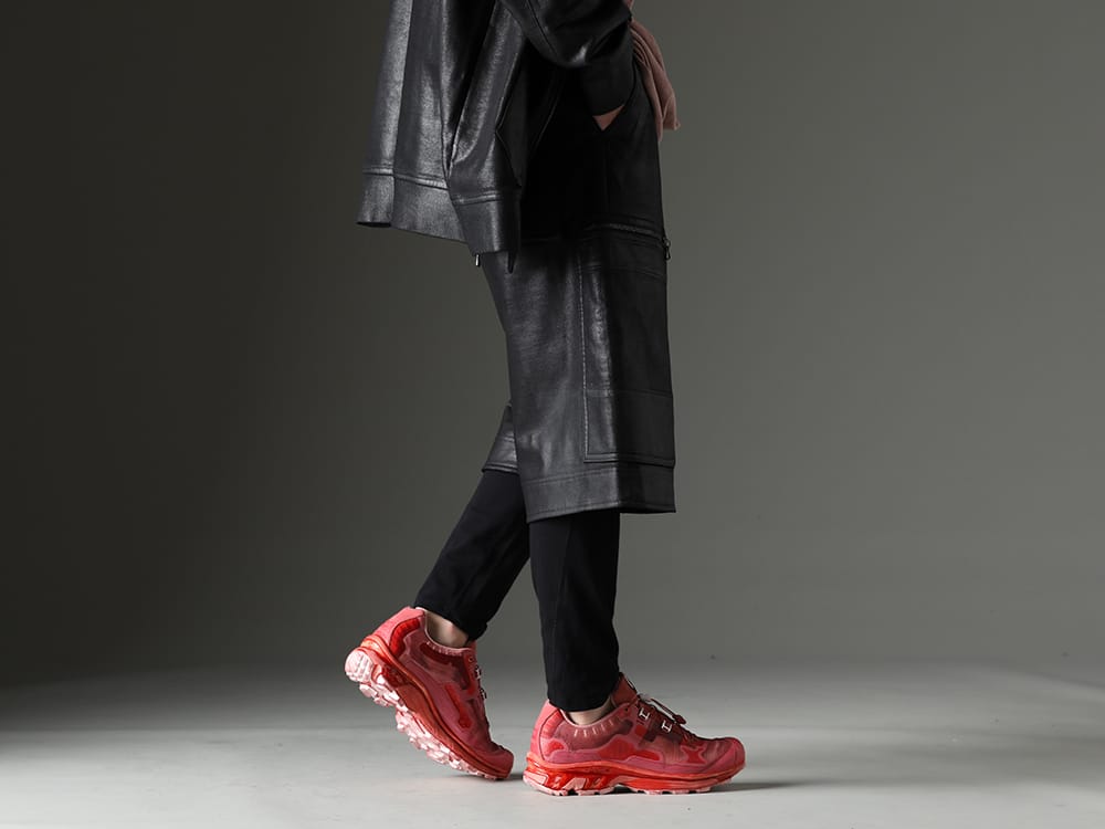 JULIUS / nude:masahiko maruyama / 11 by Boris Bidjan Saberi 2023SS - It is also good to combine with shorts or half pants. - 819PAM9-C(Cotton Sweat Coating Cargo Shorts) NU-1678(Slim Strech Leggings) ST BAMBA5 11XS WH/WH/VA-ROSE(ST BAMBA5 11XS WH/WH/VA-ROSE) - 2-002