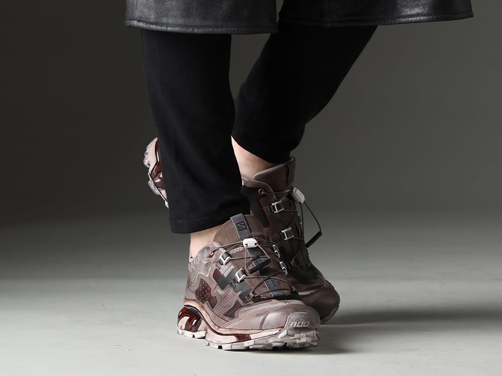 11 by Boris Bidjan Saberi 2023SS - Styling with low-cut sneakers by SALOMON x 11 by Boris Bidjan Saberi with technical switching and dyeing. - It is also good to combine with shorts or half pants. - BAMBA5-11XS-Dirty Gray(BAMBA5 11XS - Dirty Gray) - 2-007