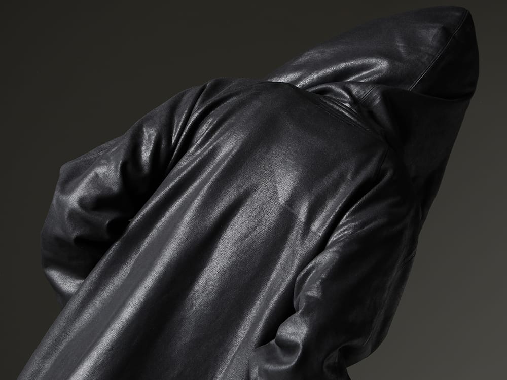 JULIUS 2023SS - Impressive neck design - 819CUM1-C(Front Zip Coating Sweat Hoodie) - 2-011