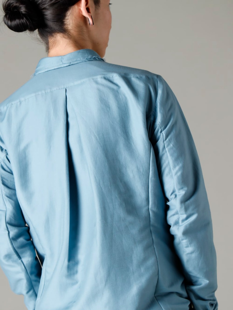 DEVOA 23SS スタイリング イタリア・Faliero Sarti社製の上質な生地 - SHN-ESCR Shirt Cotton/silk 1-002