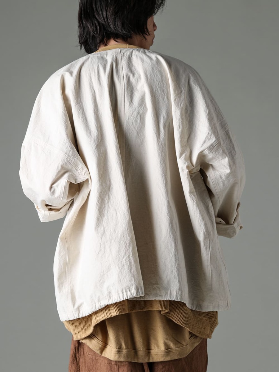 O PROJECT-オープロジェクト シーズン 春夏スタイルに奥行きを与えるメッシュTシャツ  - O15SRT2-KINARI-カバーオール シャツ キナリ ファイン キャンバス - O15TS1-mesh-YELLOW-BEIGE-SS TEE コットン メッシュ イエロー ベージュ - O15TT1-YELLOW-BEIGE-スリーブレス ティー コットン ヘンプ ジャージー イエロー ベージュ  2-006