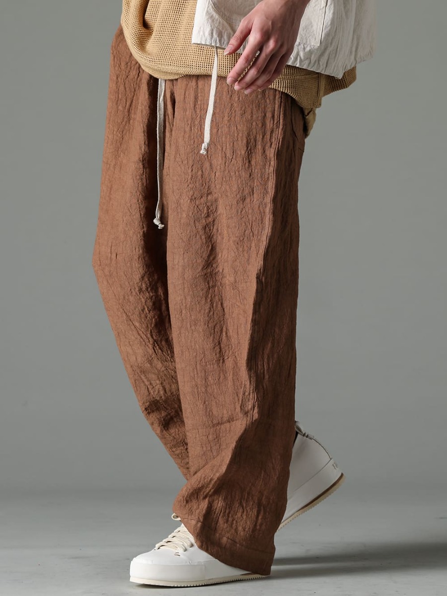 O PROJECT-オープロジェクト シーズン ハイテクスニーカーに負けない脅威の軽さと履き心地を追求したレザーローテクスニーカー -  O15TR4-KAKISHIBU-ジョギング トラウザー カキシブ ダイ フラックス ローン - FEIT-Hand-Sewn-Low-FEIT ハンドソーン ロー 3-003