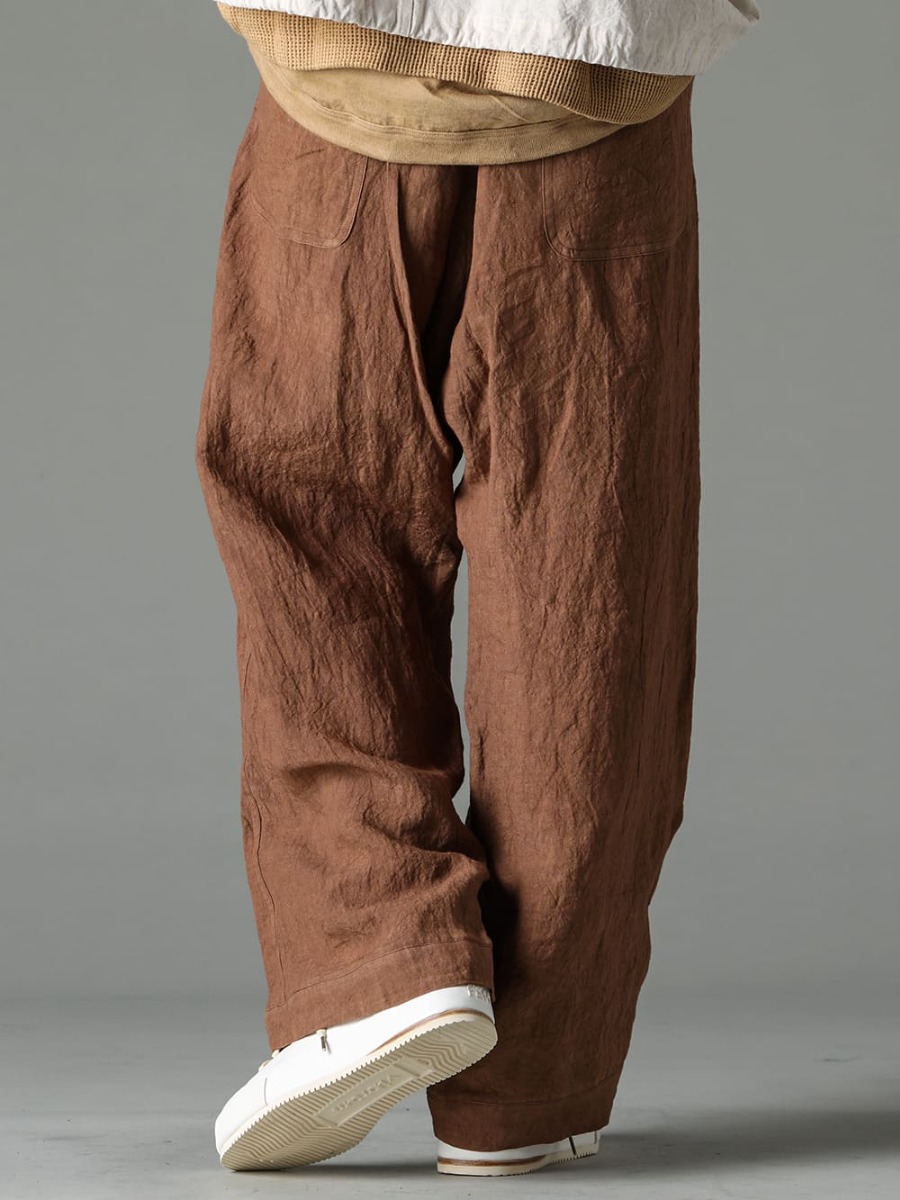 O PROJECT-オープロジェクト シーズン ハイテクスニーカーに負けない脅威の軽さと履き心地を追求したレザーローテクスニーカー -  O15TR4-KAKISHIBU-ジョギング トラウザー カキシブ ダイ フラックス ローン - FEIT-Hand-Sewn-Low-FEIT ハンドソーン ロー 3-004