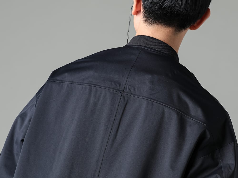 The Viridi-anne - ザ ヴィリディアン 2023SS 高機能で大人な印象のボンバージャケット  - VI-3558-06-Black - 撥水加工 ボンバージャケット ブラック 2-005