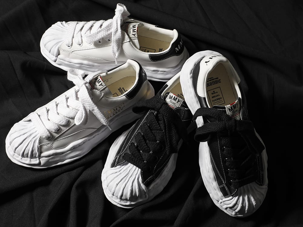 Maison MIHARAYASUHIRO 2023SS A06FW702 - BLAKEY Low - Original sole leather Low-cut sneakers. 1-001
