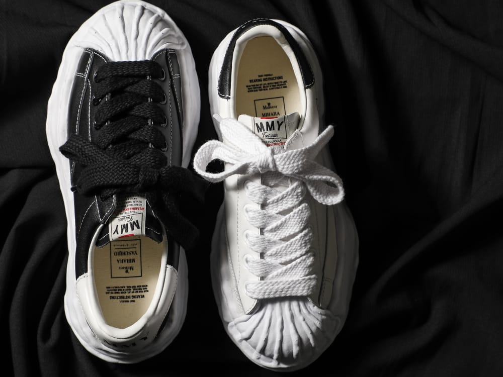 Maison MIHARAYASUHIRO 2023SS A06FW702 - BLAKEY Low - Original sole leather Low-cut sneakers. 1-002