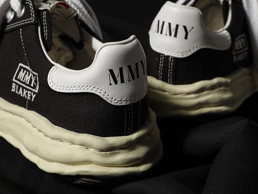 Maison MIHARAYASUHIRO 2023SS A09FW732 - -BLAKEY- Original sole canvas Low-Top sneakers Vintage like Sole. 2-004