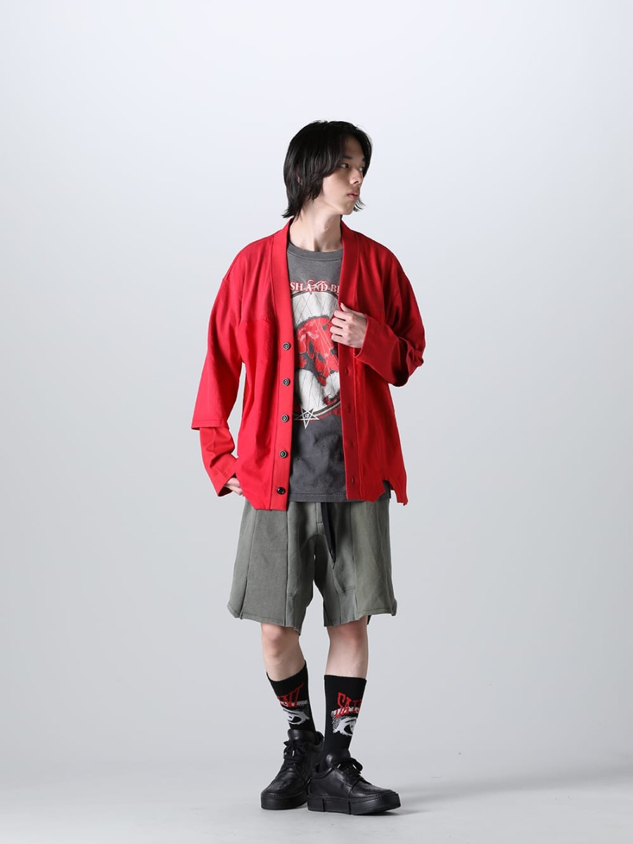 インク 2023SS - The third delivery from the ink 2023SS collection has arived! Available in stores and mail order from now on! - ink23-05-Red(Upside Down Cardigan Red) ink23-14-Khaki(Military Shorts Khaki) - 1-001