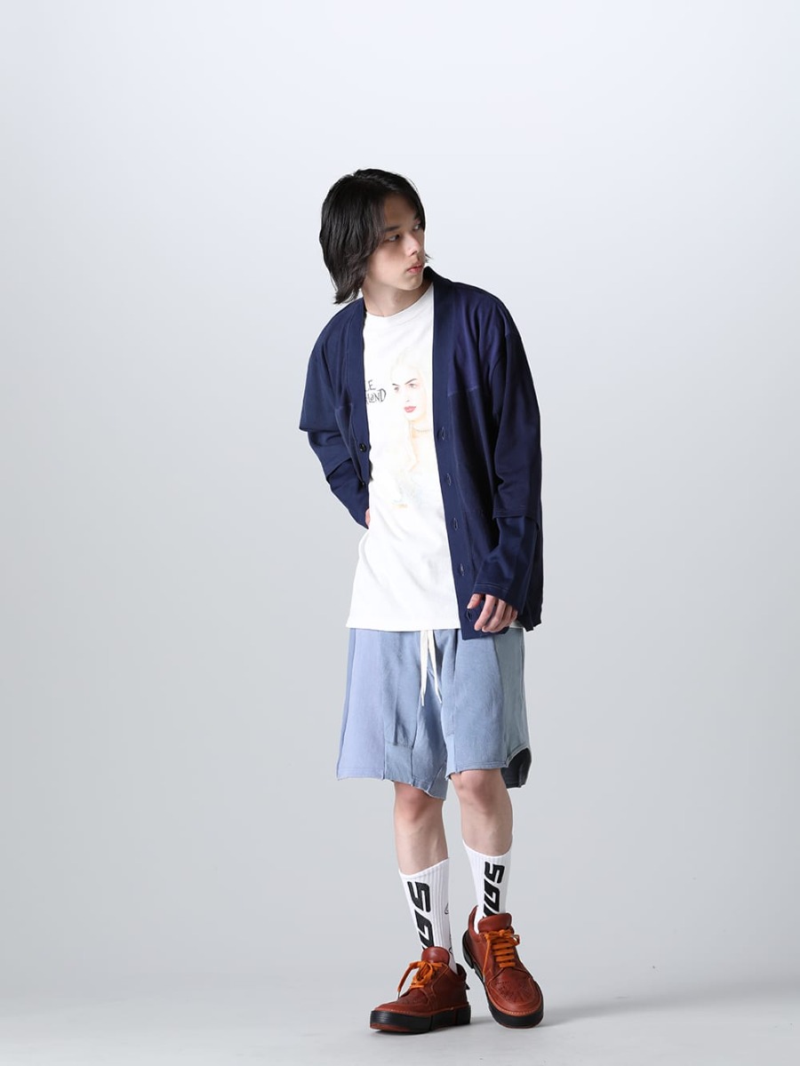 インク 2023SS - The third delivery from the ink 2023SS collection has arived! Available in stores and mail order from now on! - ink23-05-Navy(Upside Down Cardigan Navy) ink23-14-Sax(Military Shorts Sax) - 1-011